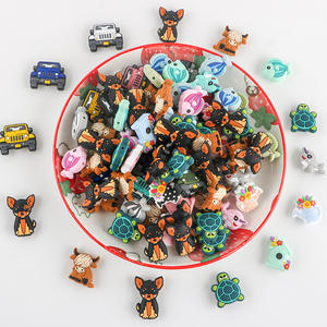 Kovict Đồ Chơi Mọc Răng Cho Bé Hình Dạng Dễ Thương Cấp Thực Phẩm Hạt Tiêu Cự Silicon Nhai Để Làm Bút Hạt Silicon - Product Image 2