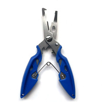 Pince de pêche légère en acier inoxydable 716A, coupe-ligne pour petits leurres et hameçons, à bouche incurvée, indispensable pour la pêche en extérieur