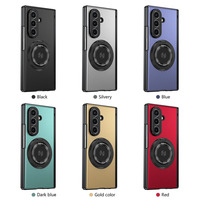Funda Magnética Plegable a Prueba de Golpes con Protección de 360° para Samsung Galaxy Z Fold 8 Ultra 7 6 °   Protector de Pantalla de Vidrio Templado con Soporte Giratorio