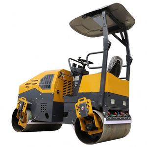 Rouleau compresseur compact à double tambour avec pompe hydraulique, faible entretien, démarreur Changchai - Product Image 4