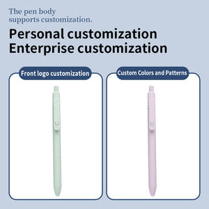 Stylos gel publicitaires personnalisables en vrac NANMU <span class=keywords><strong>Kawaii</strong></span> Stationery Macaron, couleurs promotionnelles vibrantes, pointe fine 0,5 mm, plastique lisse - Product Image 3