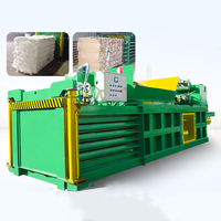 Compacteur de carton Horizontal, mousse de bijoux, papier automatique, hydraulique, déchets de carton, presse à balles pour animaux de compagnie