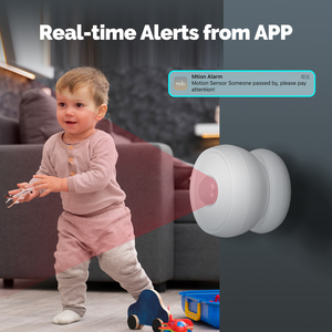 Moes tuya ZigBee thông minh PIR cảm biến cơ thể con người hồng ngoại phát hiện chuyển động với cơ sở từ tính tự động hóa an ninh nhà - Product Image 3