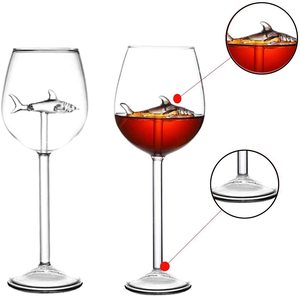 Calice in vetro trasparente a forma di squalo con calice in vetro trasparente a buon mercato - Product Image 2