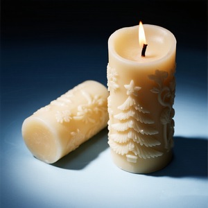 Custom <b>Mold</b> Making Pillar <b>Candle</b> Silicone <b>Molds</b> Christmas Embossing Printing DIY <b>Candle</b> Ornament <b>Molds</b> - Product Image 1
