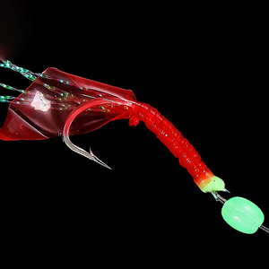 <span class=keywords><strong>Ensemble</strong></span> d'hameçons <span class=keywords><strong>de</strong></span> <span class=keywords><strong>pêche</strong></span> au leurre pour <span class=keywords><strong>carpe</strong></span> poisson-lune lumineux blanc rayé appât peau <span class=keywords><strong>de</strong></span> poisson <span class=keywords><strong>pêche</strong></span> en mer crochet à mouche - Product Image 2