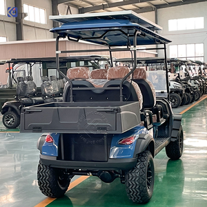 Voiturette de golf électrique CAMP 4 <span class=keywords><strong>places</strong></span>, batterie lithium 72 volts, homologuée pour la route, buggy de golf tout-terrain personnalisé avec benne de chargement - Product Image 3