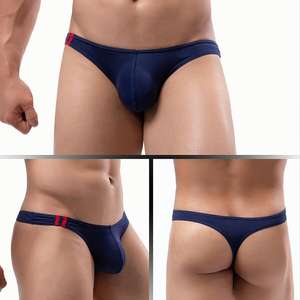 男性用超薄型アイスシルク通気性ナイロン超弾性漫画パターンTトング卸売り凸モデルローウエスト中立ち上がり - Product Image 5