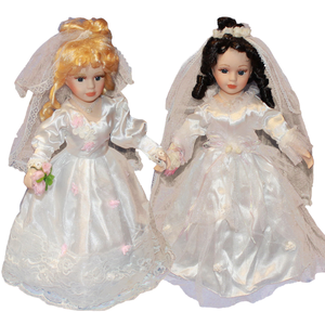 Borun novia cerámica boda regalo <span class=keywords><strong>muñeca</strong></span> fábrica directa ventas-un pelo - Product Image 1