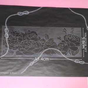 Ensemble de moules à gâteau au miel et à la douceur avec spatule, en PS transparent, pour la création de motifs sur gâteaux - Product Image 5