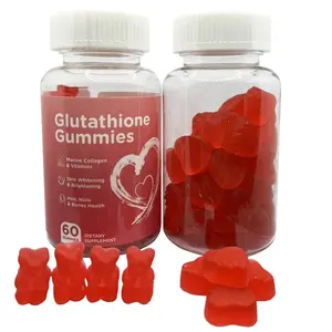 Handelsmarken-Glutathion-Kapseln Kollagen Anti-Aging-L-Glutathion-Gummis Glutathion-Gummi zur Haut aufhellung