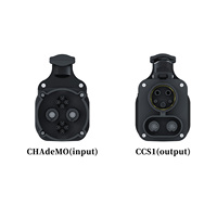 Adaptateur de charge rapide CC CHAdeMO vers CCS1 500A 1000V, connecteur de chargeur EV haute puissance pour véhicules électriques américains