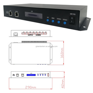 Contrôleur d'éclairage adressable programmable T-760 DMX512/1990 8 canaux avec interface SPI/TTL pour spectacles de scène et DJ - Product Image 5