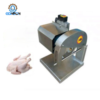 MO-QDMECH Machine à découper la viande portable, scie à volaille automatique, coupe-os à poulet en acier inoxydable pour magasin