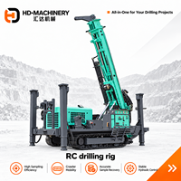 Foreuse RC RC500 pour l'exploration et le développement des ressources, profondeur 500m, machine à circulation inverse