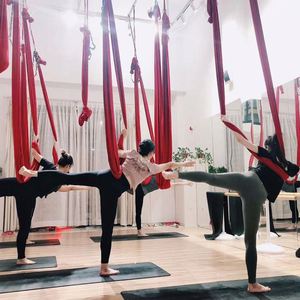 2025 Usine En Gros 22 Couleurs Aérienne Sling Swing <span class=keywords><strong>Flying</strong></span> <span class=keywords><strong>Yoga</strong></span> Hamac Ensemble pour Fitness Exercice - Product Image 3