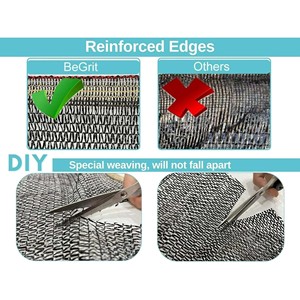 80% UV bảo vệ ngoài trời bóng râm buồm Net HDPE nông nghiệp vuông cuộn với grommets Patio vườn tam giác mô hình Shading - Product Image 4
