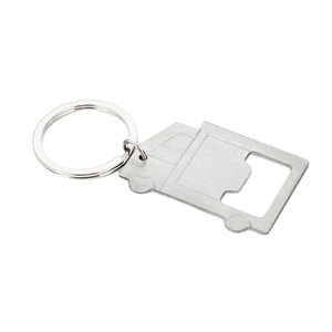 Porte-clés personnalisé en acier inoxydable et aluminium, écologique, pour sublimation, ouvre-bouteille de bière et de voiture, résistant au lave-vaisselle - Product Image 1
