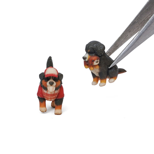 Le meilleur chien de montagne de la Suisse de qualité supérieure - Chien de dessin animé créatif en résine pour baseball et jouets - Product Image 3