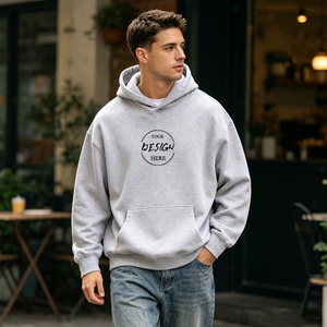 Sudadera con Capucha de Color Sólido, 100% Algodón, 500 g/m², de Alta Calidad, con Bolsillos - Product Image 1