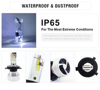 Système d'éclairage automatique Ampoules de phares à LED 55W 10000 Lumen Haute Puissance H1 H3 880 881 9005 9006 H4 H7 H11 H27 Phare à LED
