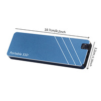 SSD Portabel 2TB 1TB 500GB Hard Drive Eksternal 4TB 16TB Tipe-C USB 3.1 Penyimpanan Eksternal Kecepatan Tinggi Hard Disk untuk Laptop