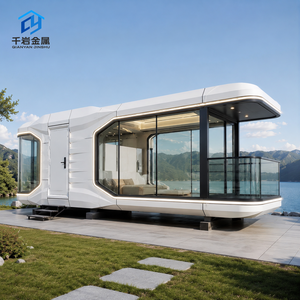 <span class=keywords><strong>Hotel</strong></span> Cápsula Móvil de 20 y 40 pies, Casa Prefabricada de Acero, 1 Dormitorio, 1 Baño, Habitación de Lujo para Proveedor de Villas en Resorts de Montaña - Product Image 2