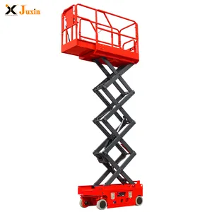 Full Electric Home Cleaning Self Propelled Man Scissor Lift for Narrow Space Aerial Work Lifting Platform with Certificate