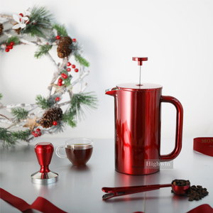 Caffettiera <span class=keywords><strong>French</strong></span> <span class=keywords><strong>Press</strong></span> HIGHWIN in Acciaio Inox a Doppia Parete con Filtro a 3 Strati in Acciaio Inox - Product Image 3