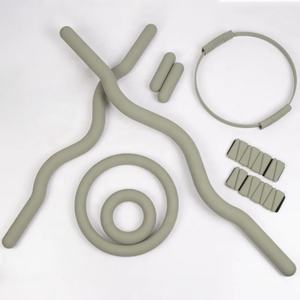 Esterilla de Yoga de goma antideslizante para mujer con <span class=keywords><strong>marcas</strong></span> de alineación anillo de potencia de haz ponderado tobillo muñeca peso Pilates anillo mancuerna - Product Image 1