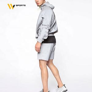 Shorts Bermuda décontractés pour hommes grande taille, de haute qualité, sur mesure, taille mi-haute, tissu jersey respirant, fermeture brodée à la taille - Product Image 2