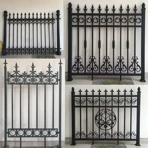 Fabrikanten Van Zink Stalen Hekwerk Ijzeren Kunstvilla Gemeenschap Hek Fabriek Werf Veiligheid Hek Tuin Reling Metalen Vangrail Staal - Product Image 2