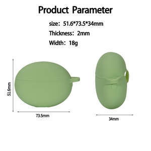 Funda de silicona para auriculares <span class=keywords><strong>HUAWEI</strong></span> <span class=keywords><strong>Freebuds</strong></span> <span class=keywords><strong>5i</strong></span>, funda sencilla de color sólido, a prueba de agua, superventas - Product Image 5