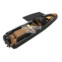 Bateau semi-rigide gonflable de luxe Orca Hypalon de 1060 aluminium, haute vitesse, revêtement en poudre, puissant, exceptionnel, à vendre