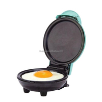 Aifa - Machine à gaufres portable mini, presse à beignets automatique, machine à mini-gâteaux antiadhésive, appareil pour le petit-déjeuner