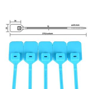 חד פעמי 5 מ "מ ממוספר לוגו מנעול אבטחה פלסטיק - Product Image 2