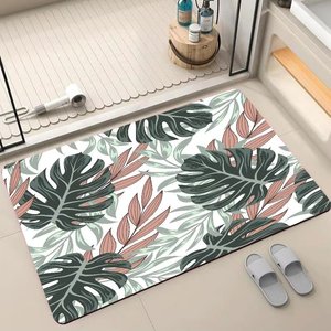 4 Pcs Tapis de bain anti-dérapant à la diatomée Tapis de bain fabriqué à la machine Tapis de bain pour la maison et la salle de bain - Product Image 3