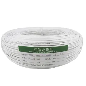 Direct supplier 28AWG-16AWG silicone UL3132 wire red-black-yellow-green-blue-white-orange-gray-brown can customized cable