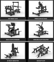 Machine à charge libre professionnelle pour la musculation des fessiers, Hip Thrust, Pendulum Kickback, équipement de gym pour l'entraînement de la force des membres inférieurs et des fessiers