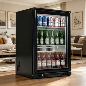 145L <b>Mini</b> Bar <b>Refrigerator</b> Soft Drink Beverage Display Fridge for Home and Supermarket - Product Image 1