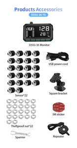 Nouveauté : capteur TPMS pour camion et camping-car à 22 roues, haute résistance, 433,92 MHz, système de surveillance de la pression des pneus pour pneus de remorque - Product Image 6