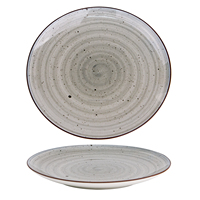 Vente en gros d'assiettes en céramique bleues écologiques, service de vaisselle, vaisselle en porcelaine, assiette à pizza pour service buffet hôtel-restaurant