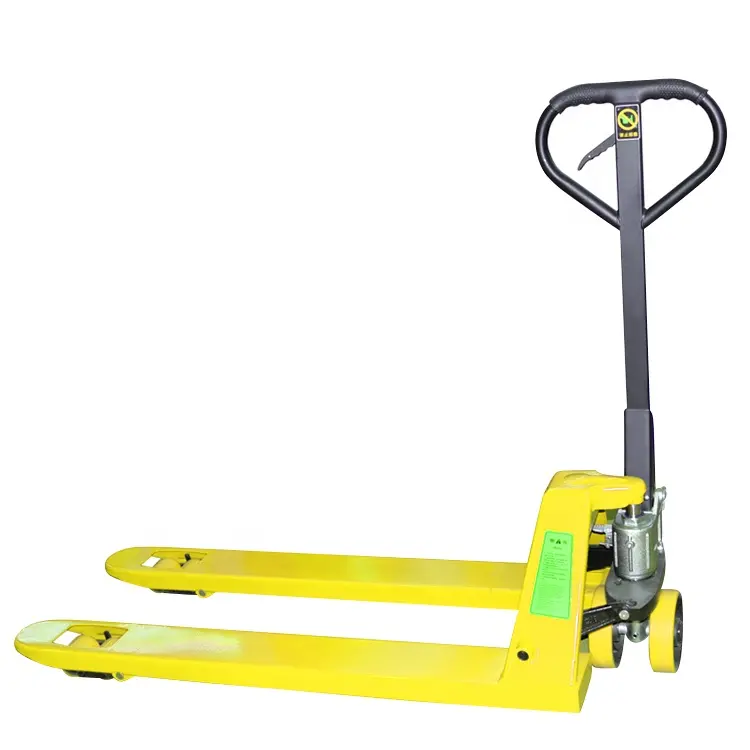 5ton tay hoạt động nâng Pallet jack cắm xe tải công nghiệp xe tải Pallet thủy lực tay xe đẩy giỏ hàng xe nâng