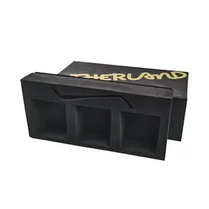 Nuevas ideas de productos, inserto de espuma de polietileno expandible negro personalizado, Material protector y acolchado para embalaje de cajas
