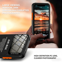 Étui de téléphone étanche 360° antichoc pour photographie sous-marine avec écran tactile pour iPhone 17 16 15, antidérapant, IP68, anti-rayures