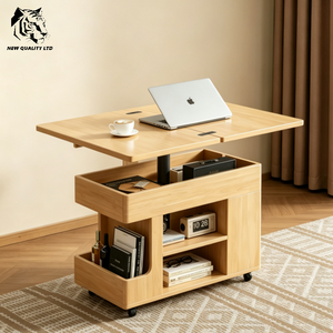Mesa auxiliar de madera para sala de estar, nueva moda, precio económico, personalizable, en stock, lista para enviar, de fábrica china. - Product Image 2