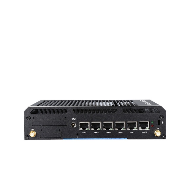 2026 NUC Fanless Industrial PfSense Router 6 Gigabit LAN 2xRS232 Firewall Appliance Dual-Core 2.0GHz 900M Throughput in Stock
