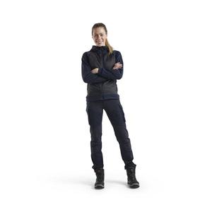 BLAKLADER - 346425268699XL Pull hybride pour femme Marine foncé/Noir-EAN 7330509726983 WORK HOODIES - Product Image 3
