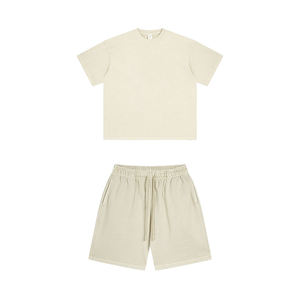 Conjunto de Verano para Hombre, Primavera/Verano, Nuevo, Personalizable, Camiseta y Pantalones Cortos 100% Algodón - Product Image 5