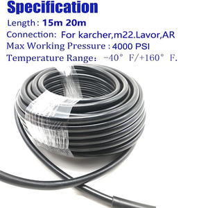 Tuyau d'eau haute pression avec <span class=keywords><strong>buse</strong></span> Kits de nettoyage de gouttière Jetter d'égout <span class=keywords><strong>pour</strong></span>/Karchers/<span class=keywords><strong>Lavor</strong></span>/m22/AR - Product Image 5